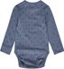 Hummel Kinderbody Lange Mouwen Hmlmini Bee Aop L/S 230320 Flint Stone Dierenprint Jersey 86