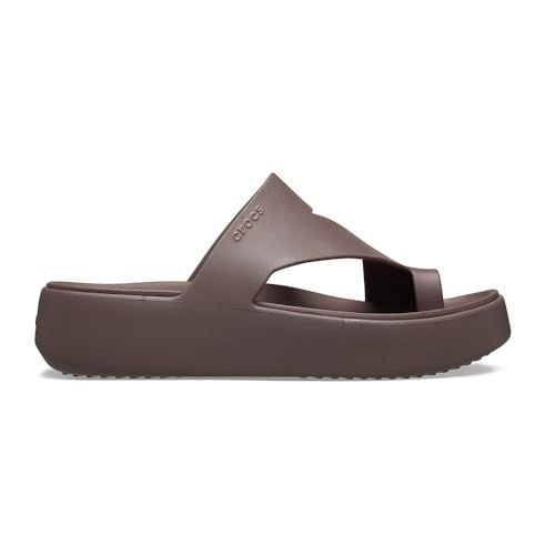 Crocs Getaway Platform Toe Loop Slippers - Truffel - EU 39-40 - Women's - 2025 Spring/Summer