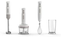 Merkloos Pimer Staafmixer blender mixer - 3-in-1 - 700 W - 2 snelheden - Roestvrij staal - Wit