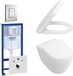 Villeroy & Boch Subway Compact Toiletset directflush inbouwreservoir - diepspoel wandcloset bedieningsplaat verticaal/horizontaal - Inox