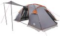vidaXL Tunneltent 520 x 260 x 175 cm Grijs en Oranje