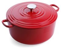 Le Creuset Cocotte 28 cm / 6,7 litre, fonte émaillée, rouge chili