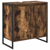 vidaXL Badkamerkast Rook Eik 60 x 30 x 60 cm Bewerkt hout