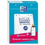 Oxford Blok bristolkaarten 148 x 210, 30 geperforeerde kaarten Q5/5