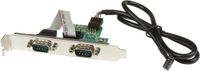 StarTech.com 60cm Interne USB Moederbord naar 2-poort RS232 Seriële Adapter
