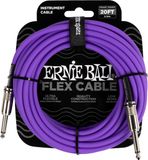 Ernie Ball Flex - Instrumentkabel - Jack Recht/Haaks - 6 Meter - Paars