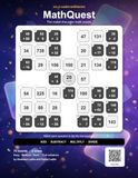 MathQuest: Match-the-Pairs Math Puzzles on the Cross Grid: 60 Boards of Add, Subtract, Multiply & Divide in 3 Levels, plus a Hard Challenge — with Full Solutions