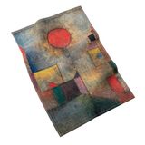 MuseARTa Theedoek katoen rode ballon Paul Klee 40x60cm