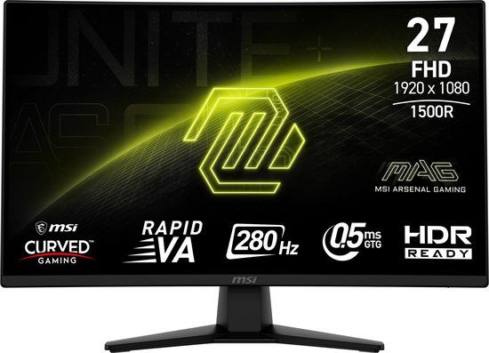 MSI MAG 274CXF computer monitor 68,6 cm (27\") Full HD Zwart