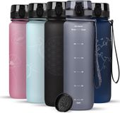 DigiRigi Bouteille, SoftTouch, 1 Litre, Gris