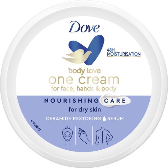 Dove Body Love Hydraterende Bodycr&#232;me - One Cream Rich - verwennende vochtinbrengende cr&#232;me voor een zijdezachte huid - 250 ml