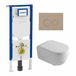 Geberit QeramiQ Dely Swirl Toiletset - Glans Wit