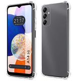 Tumundosmartphone Siliconen hoes, schokbestendig, transparant, voor Samsung Galaxy A14 5G