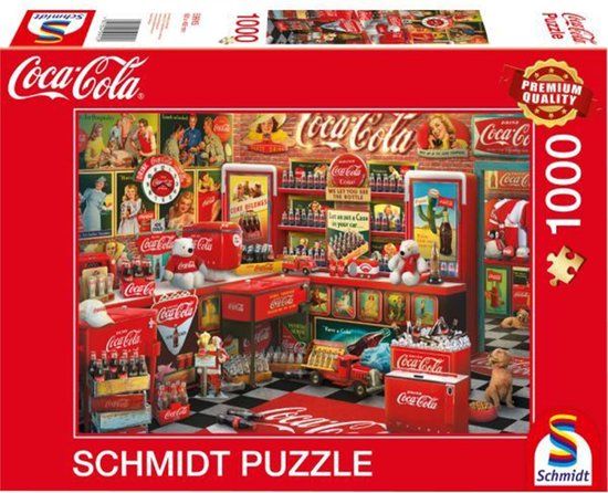 Coca-Cola Nostalgie Puzzel 1000 Stukjes - Schmidt Spiele - 59915