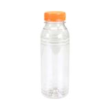 TakeAware Fles transparant pet 330 cc + oranje dop (175 stuks)