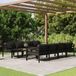 Maison Exclusive - Salon de jardin pour le jardin, 9 pièces, avec coussins, aluminium, anthracite