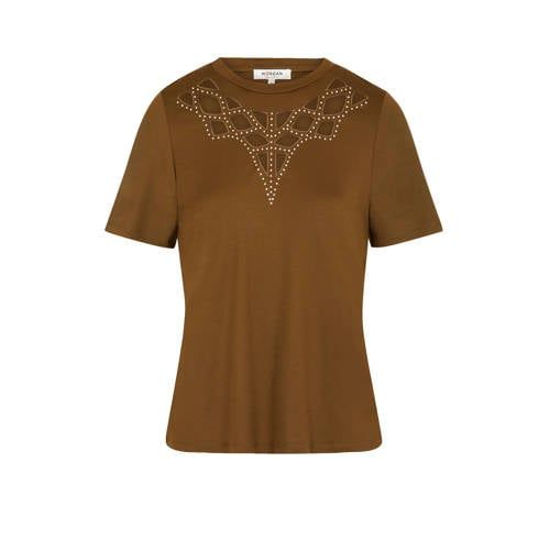 Morgan T-shirt bruin
