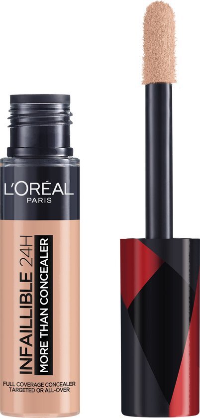 L'Oréal Make-Up Designer Infaillible More Than Concealer - 324 Oatmeal - Dekkende Concealer met Matte Finish - 11 ml