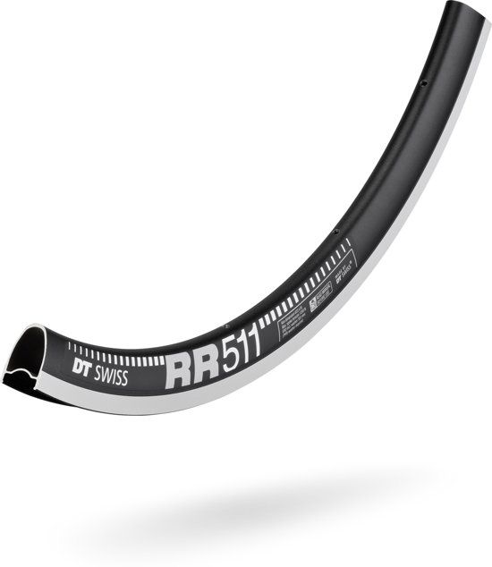 DT Swiss RR 511 velg 28" zwart - 20 gaten