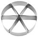 Ronde Roestvrijstalen Cake Portion Cut with 6 Layers