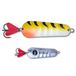 Zebco Premium Trophy Z-Ace richtingaanwijzer, visaas, gegolfd snoekaas met rood bijtpunt op de drilling-vishaak, roofvis, spoons, hengelaccessoire, Perch, 35 g