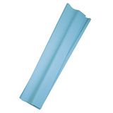 Rayher 71872360 knutselcrêp, hemelsblauw, 250x50 cm, 30 g/m², rol gelast