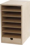 Creativ company CC Paper Storage Unit, H: 31,5 cm, D. 24,5 cm, W: 18 cm, A5, 1 pc
