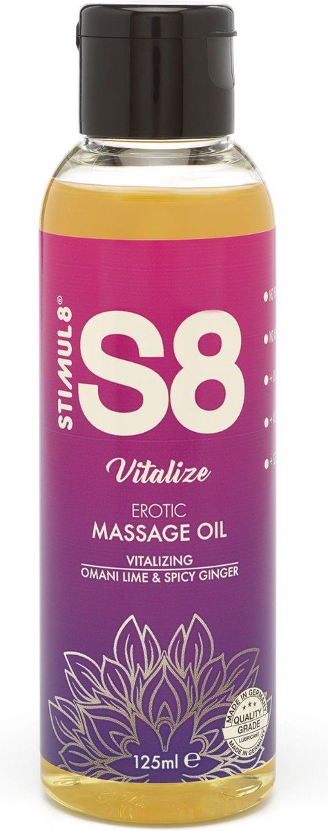 Stimul8 S8 Massage Oil 125ml