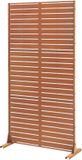 casa.pro Scheidingswand Nodepp privacyscherm 180x90x40 cm patina