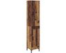 vidaXL Highboard Vieux Bois 34,5 x 34 x 180 cm Bois traité