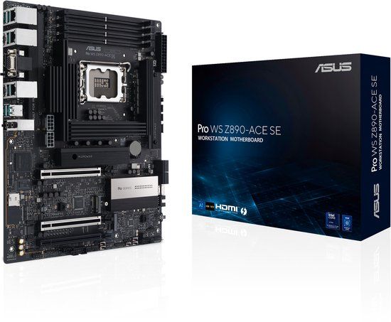 ASUS PRO WS Z890-ACE SE - Moederbord - ATX - Socket 1851 - Intel Z890 - DDR5