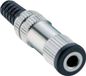 Lumberg 152203 Jackplug 3.5 mm Bus, droit Nombre de pôles : 2 Mono Argent 1 pièce(s)