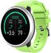 Strap-it Bracelet de montre connectée en silicone vert clair pour Polar Unite