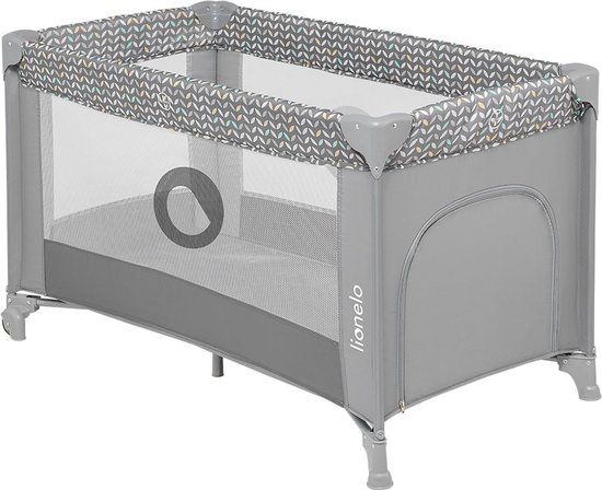 Lionelo Stefi - Campingbed - 125x65cm - Grijs