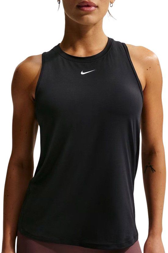 Nike One Classic Dri-FIT Tanktop Dames - Zwart - Maat L