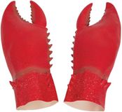 Rubies Verkleed speelgoed Lobster/kreeft/krab scharen - handschoenen - 33 cm - Carnaval