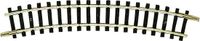 Fleischmann N rails (zonder ballastbed) 22233 Gebogen rails 24 ° 228.2 mm 12 stuk(s)