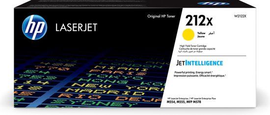 HP 212X Yellow Toner Cartridge - High Capacity - Original