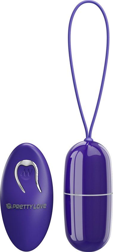 Pretty Love Arvin-Youth - Ei-vibrator met afstandsbediening Paars Ø 3,2 x 7,9 cm