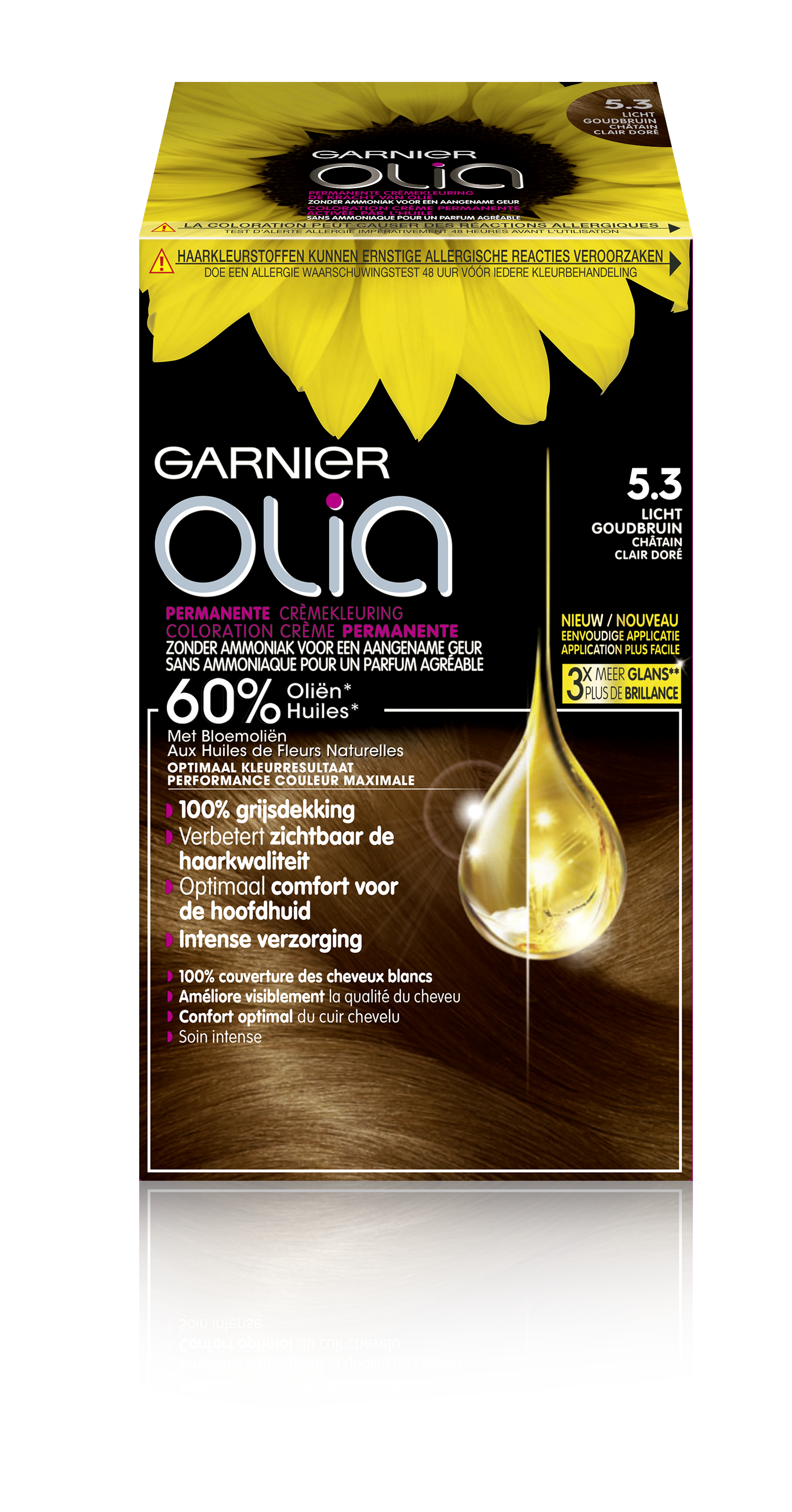 Garnier Olia 5.3 - Licht Goudbruin - Haarverf