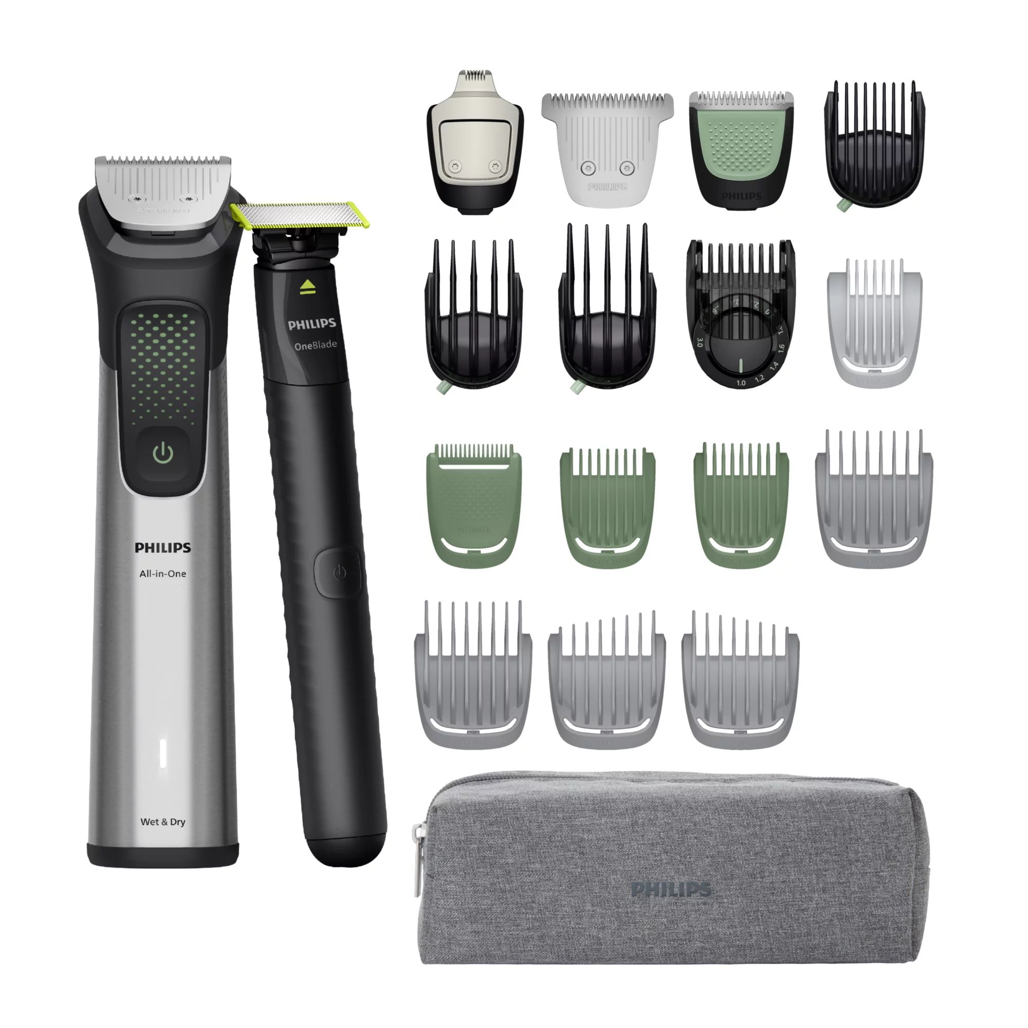 Philips All-in-One Trimmer 9000 Series MG9557/15 20-in-1 Trimmer - Silver