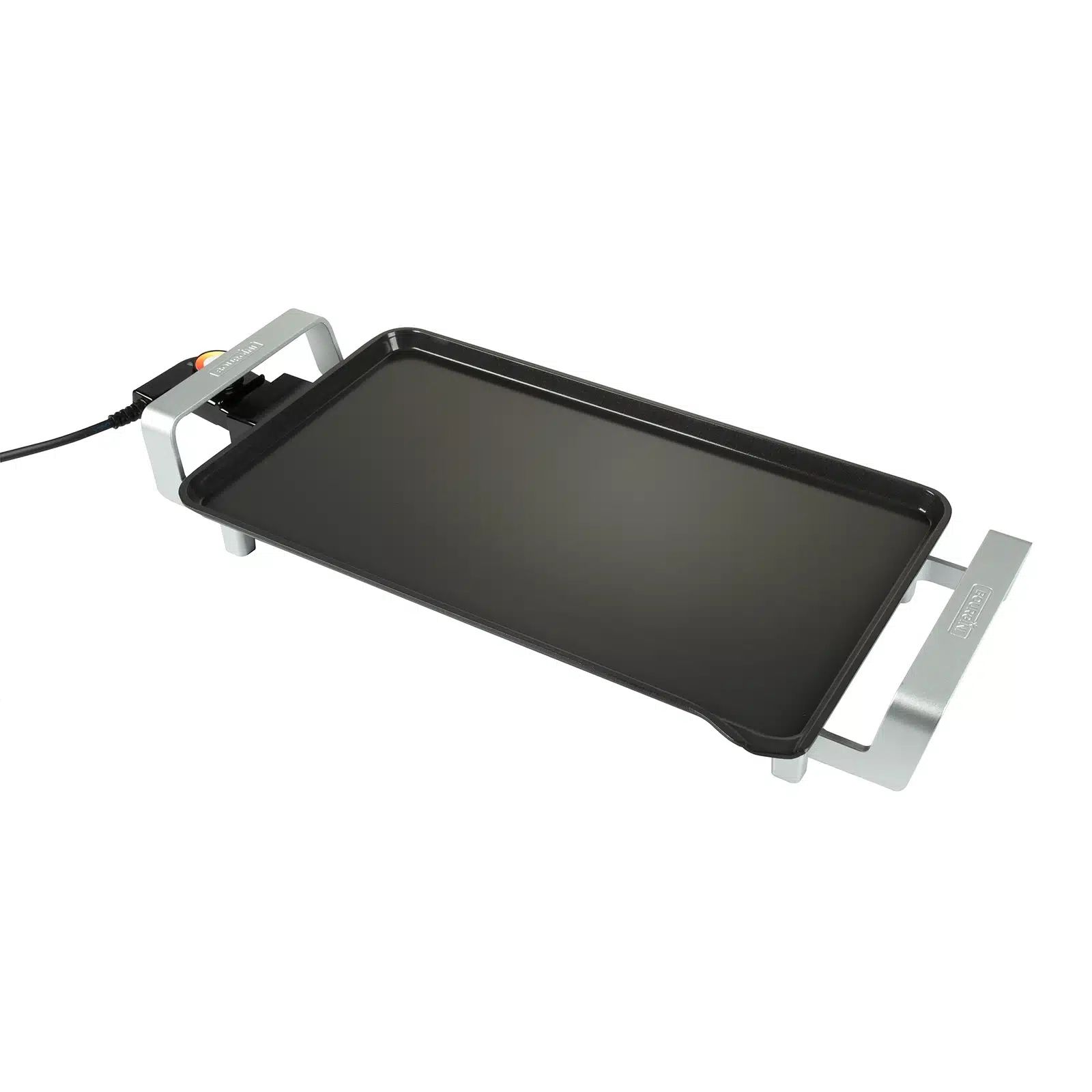 Bourgini Elements Multi Plate - Grillplaat - Bakplaat - 46 x 26 cm - 4-6 personen - Antraciet
