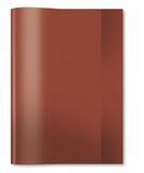 HERMA Doorzichtige oefenboekomslag A4, Slip on Cover Jassen voor School, Bruin