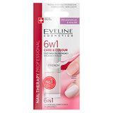 Eveline KLEURRIJKE Nagels Conditioner Care Color Nail 6-in-1 Franse deur helder, 5 ml