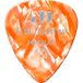 DUNLOP - Mediator – echte Celluloid Classic, Player's Pack van 12 stuks, Perloid Orange, Medium
