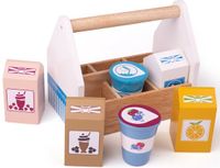 Bigjigs Toys Caisson Laitier en Bois
