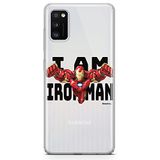 ERT GROUP mobiel telefoonhoesje voor Samsung A41 origineel en officieel erkend Marvel patroon Iron Man 028 optimaal aangepast aan de vorm van de mobiele telefoon, gedeeltelijk bedrukt