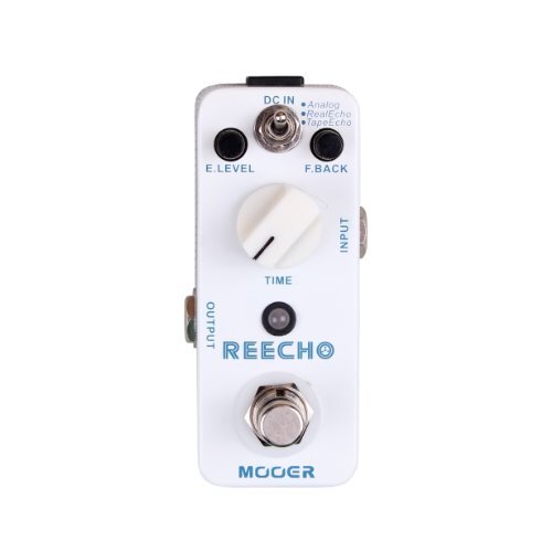 Mooer Reecho, digitaal vertragingspedaal, Wit