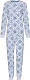 Rebelle MyRebelle - Snowy Sparkles - Pyjama - Bio-Katoen/Polyester - Grijs/Blauw - Maat 40