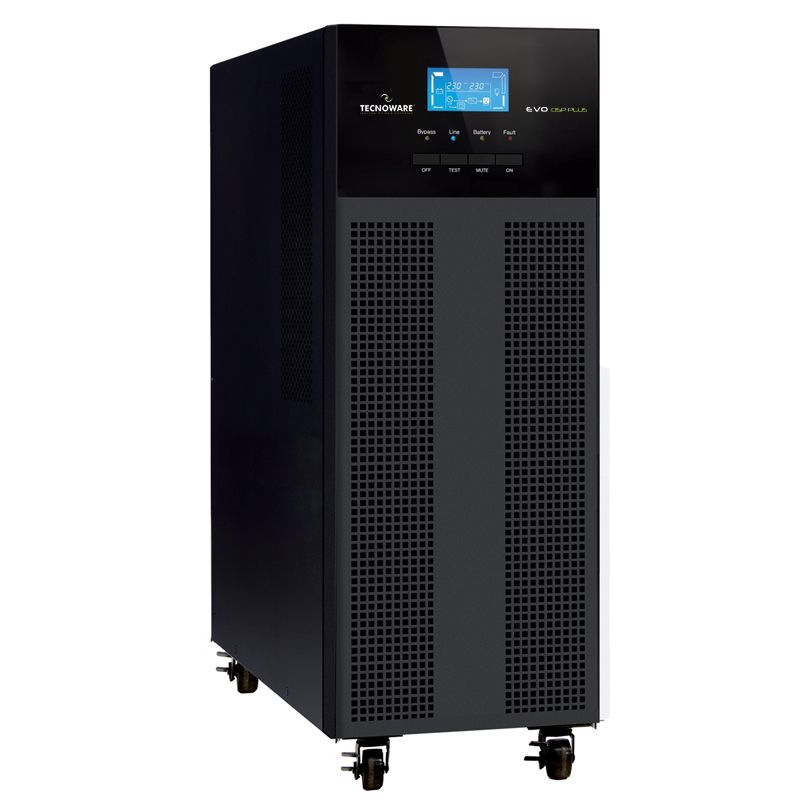 Tecnoware UPS EVO DSP PLUS 6.5 - Ononderbroken stroomvoorziening (UPS) - Zwart